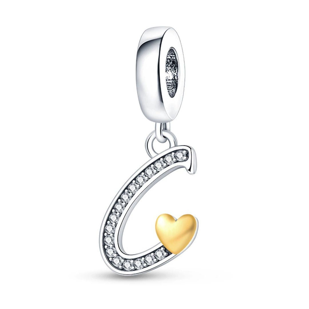 Charm inicial cursiva