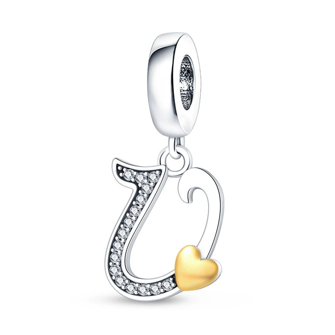 Charm inicial cursiva