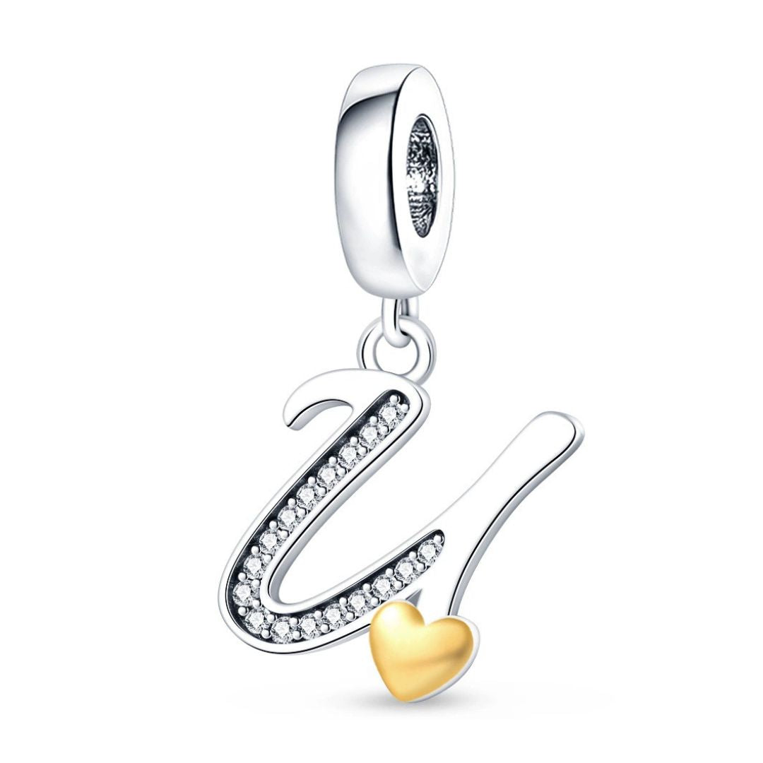 Charm inicial cursiva