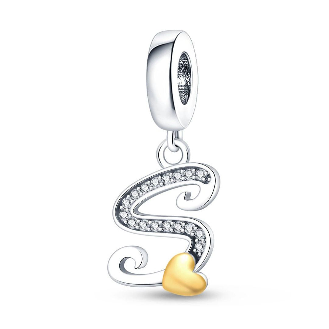 Charm inicial cursiva