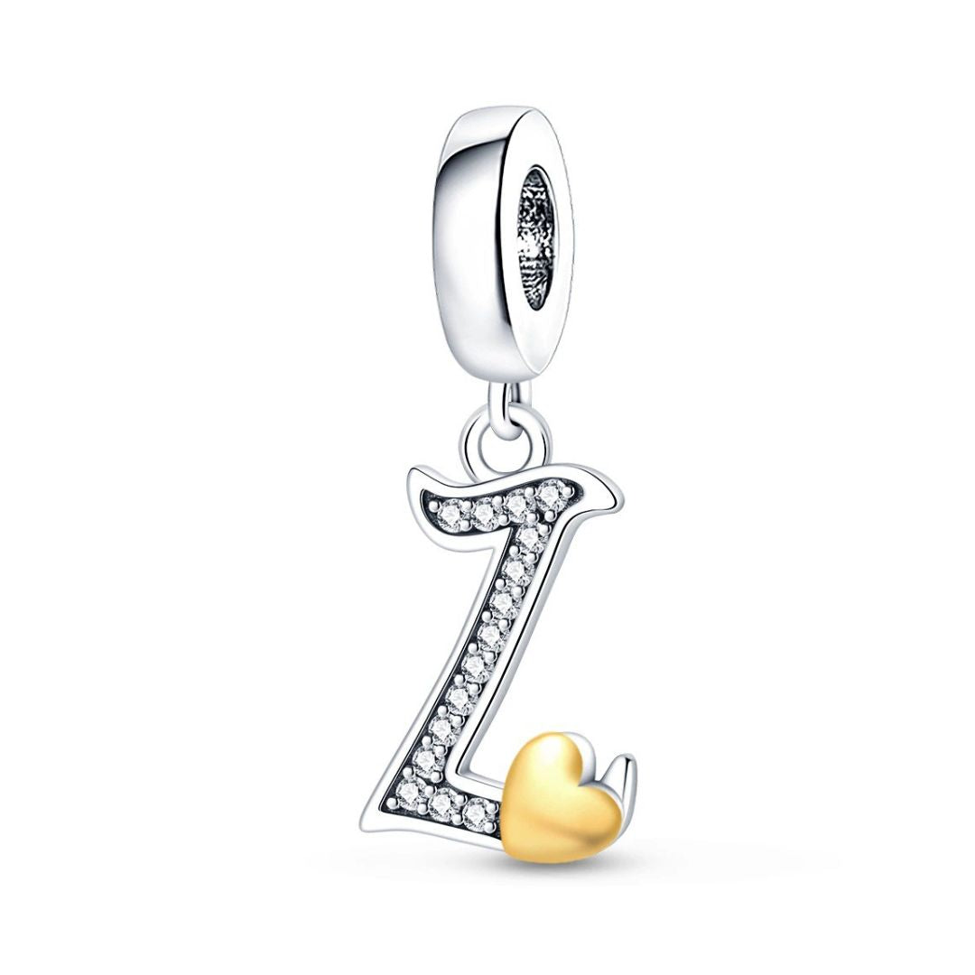 Charm inicial cursiva