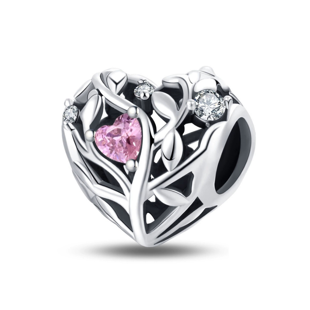 Charm jardín corazón