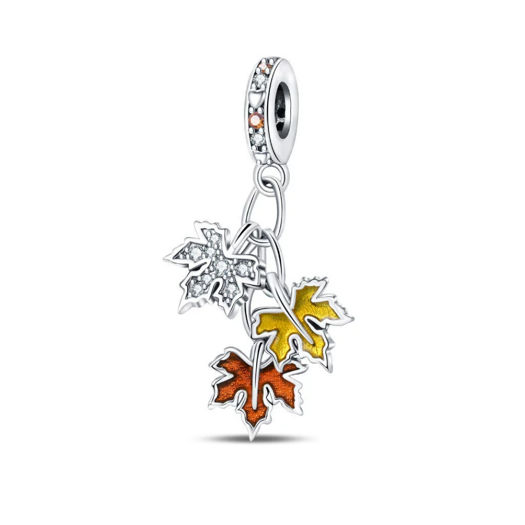 Charm hojas colgantes