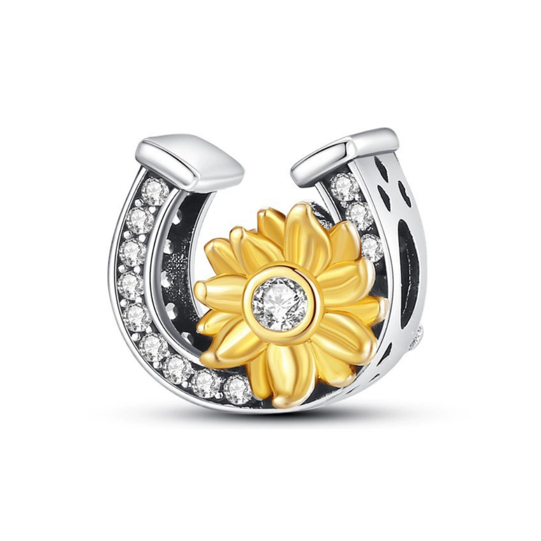 Charm girasol herradura
