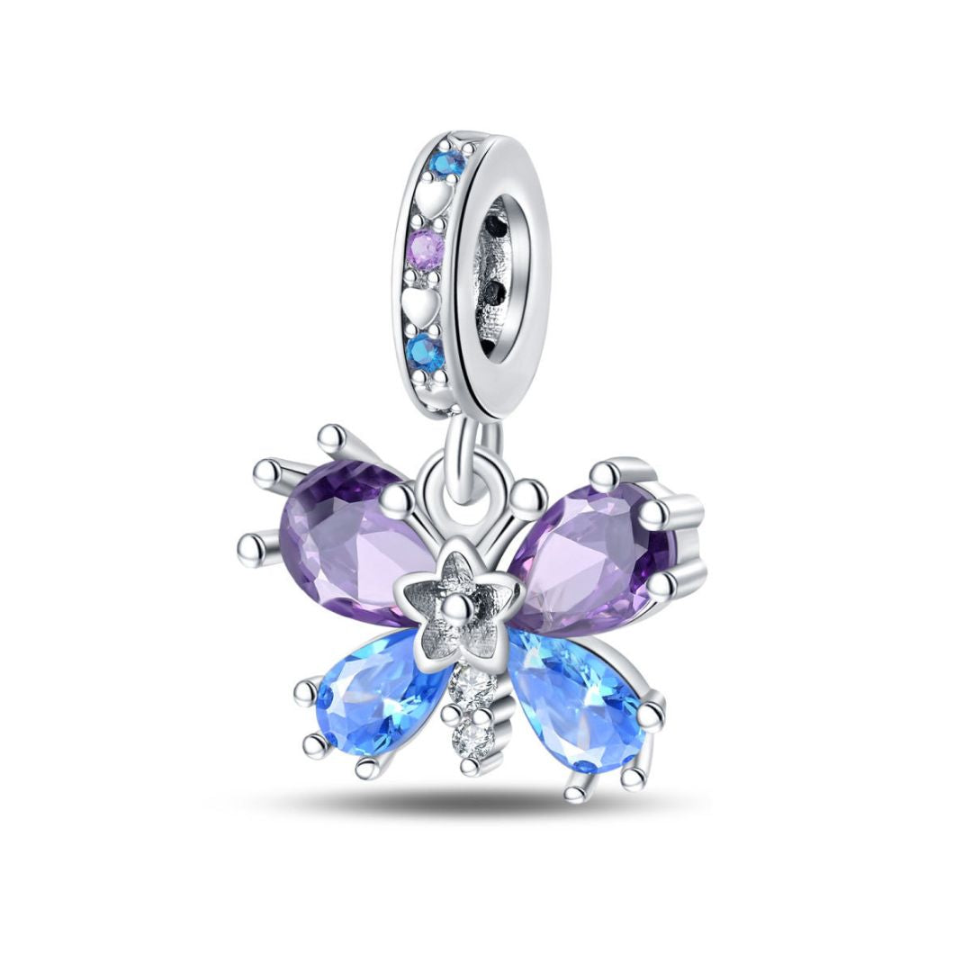 Charm mariposa lazuli