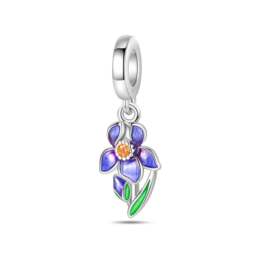 Charm orquídea morada