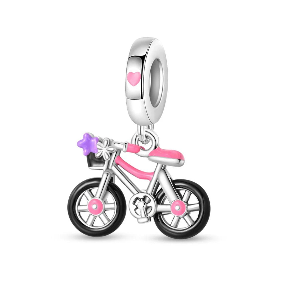 Charm bicicleta rosa