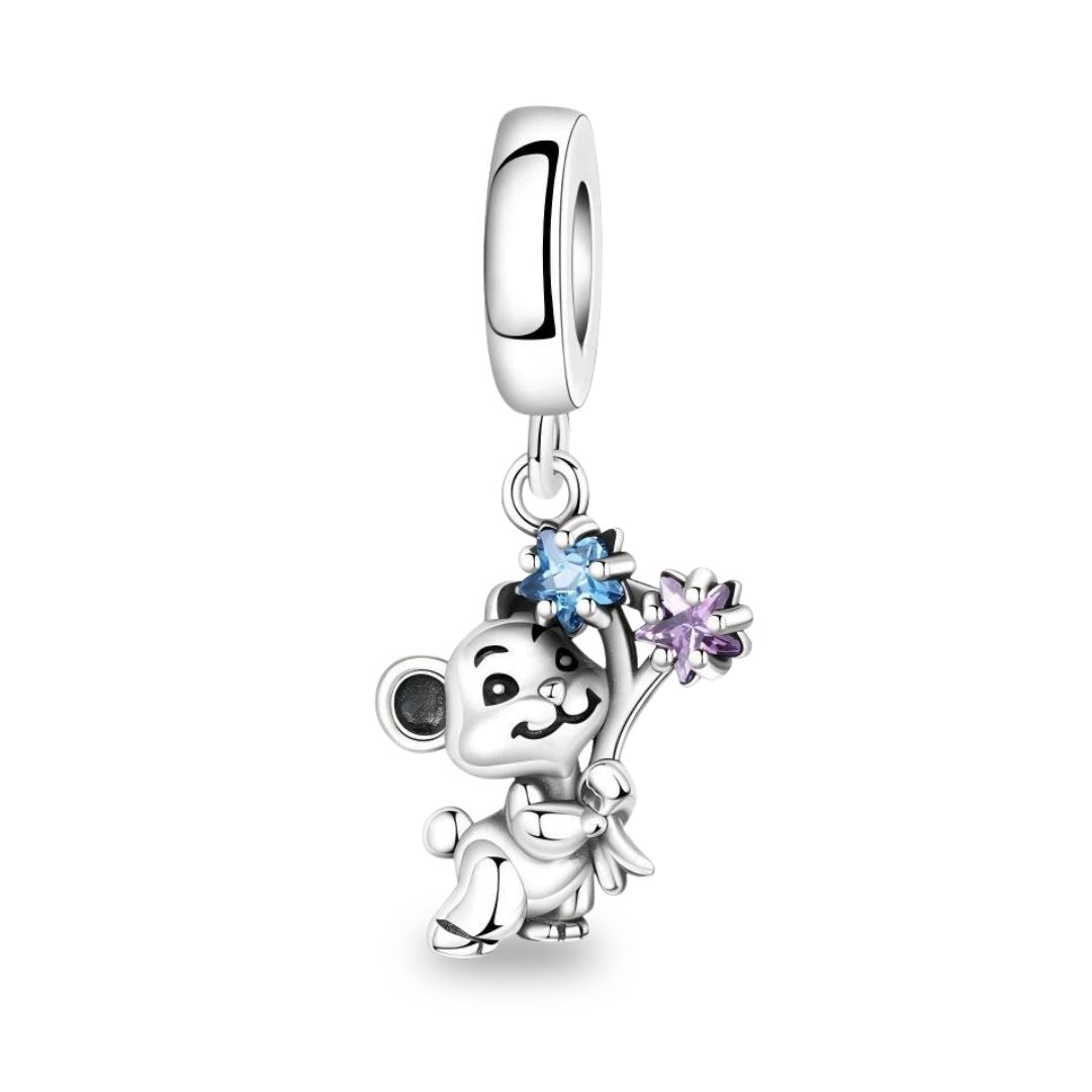Charm osito amatista