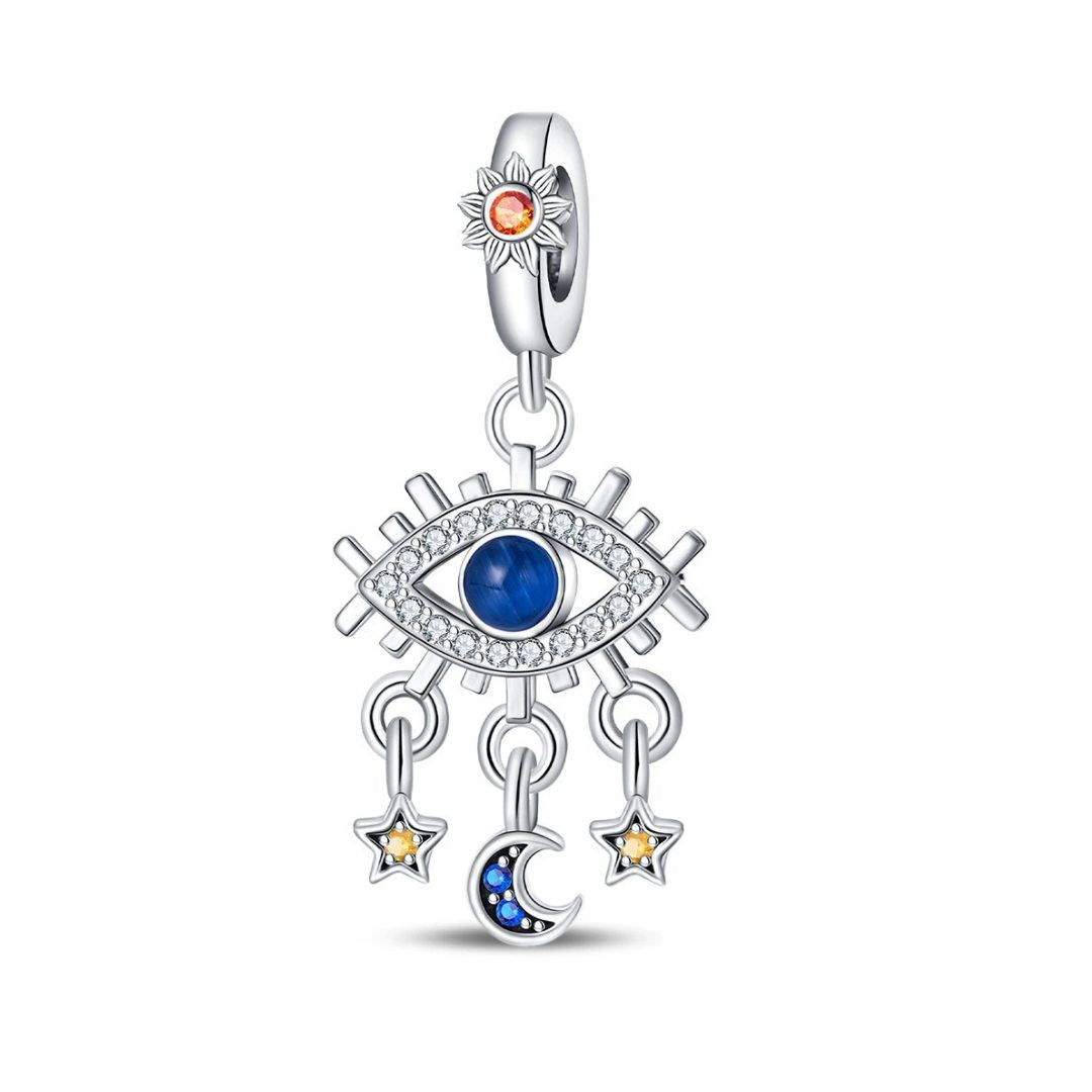 Charm ojo griego lunar