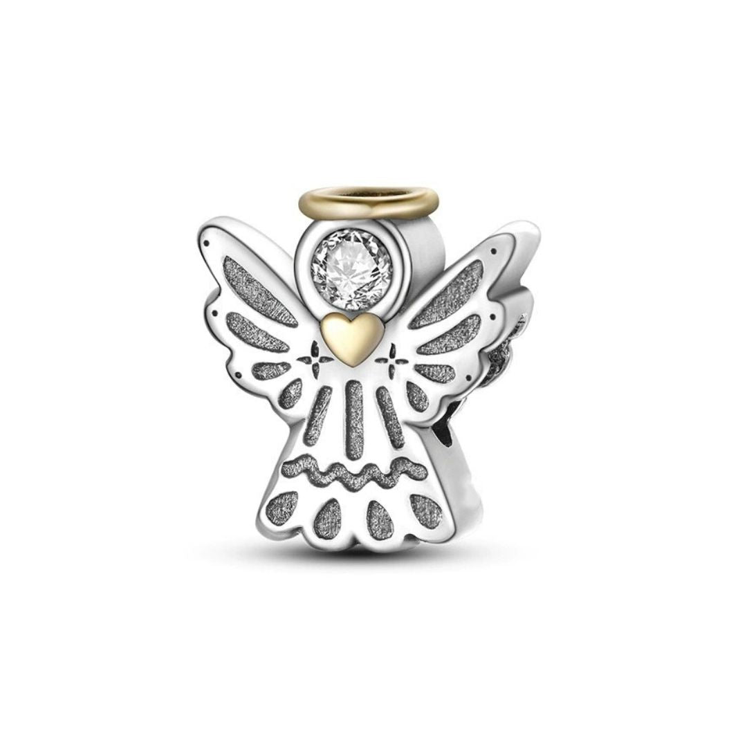 Charm ángel engastado
