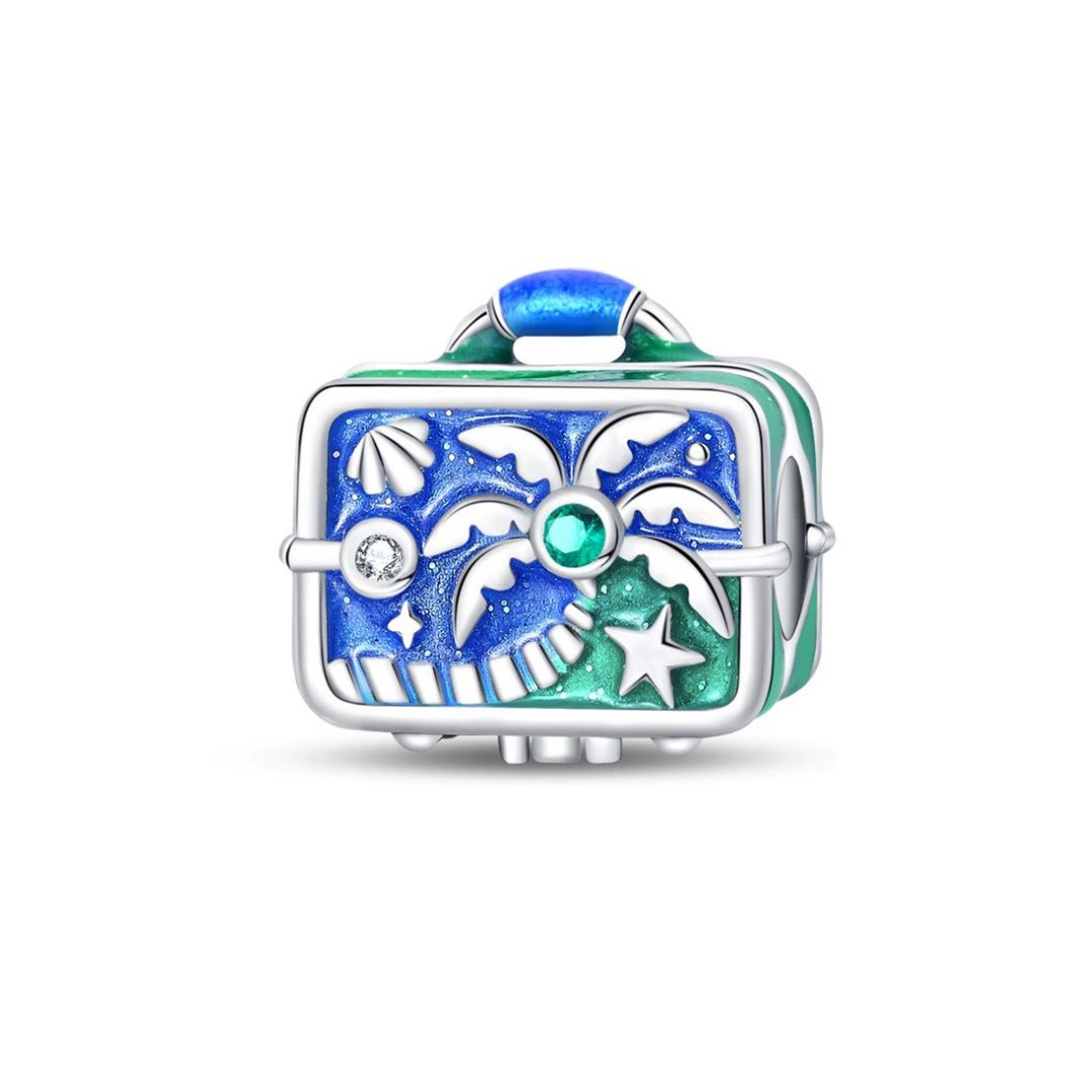 Charm maleta tropical